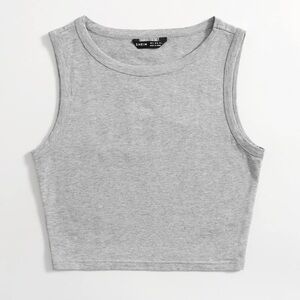 Heather Gray Crop Top